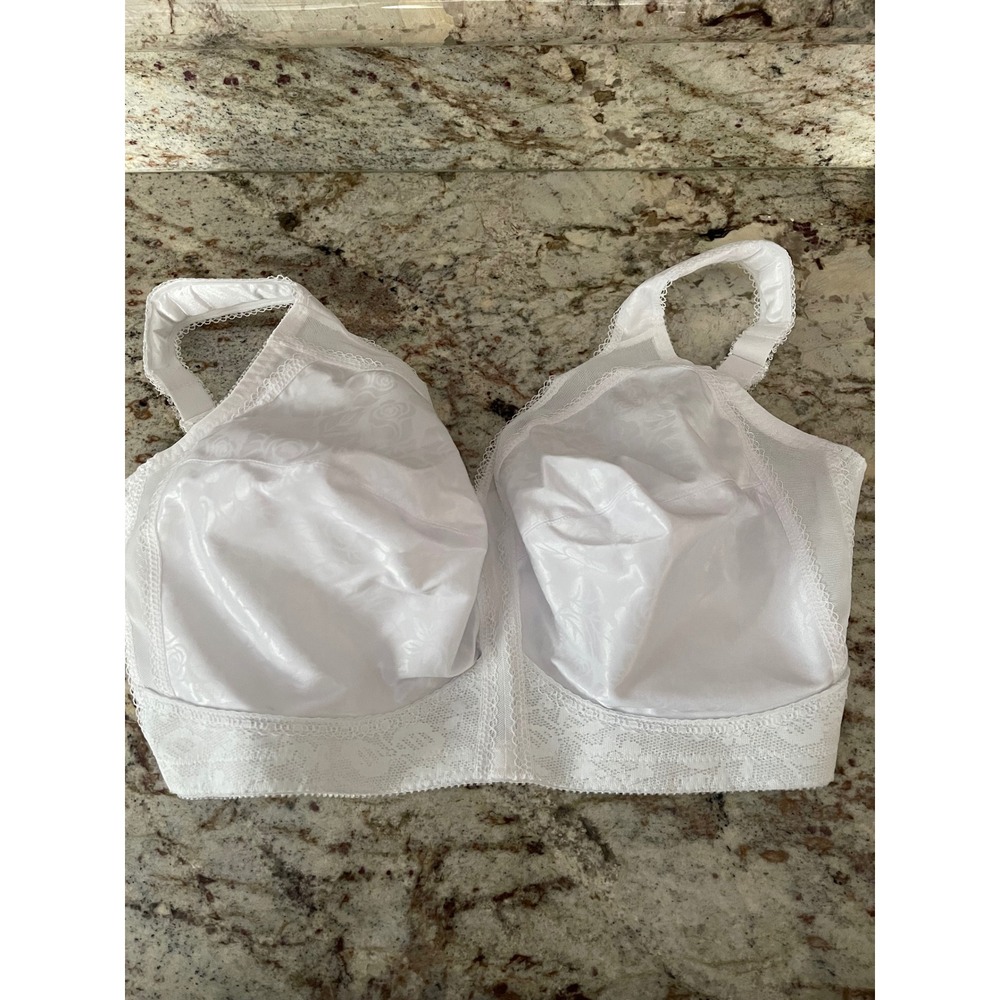 Playtex  38 DDD  Comfort Strap Full-Figure Wire-Free Bra White 4693  Used